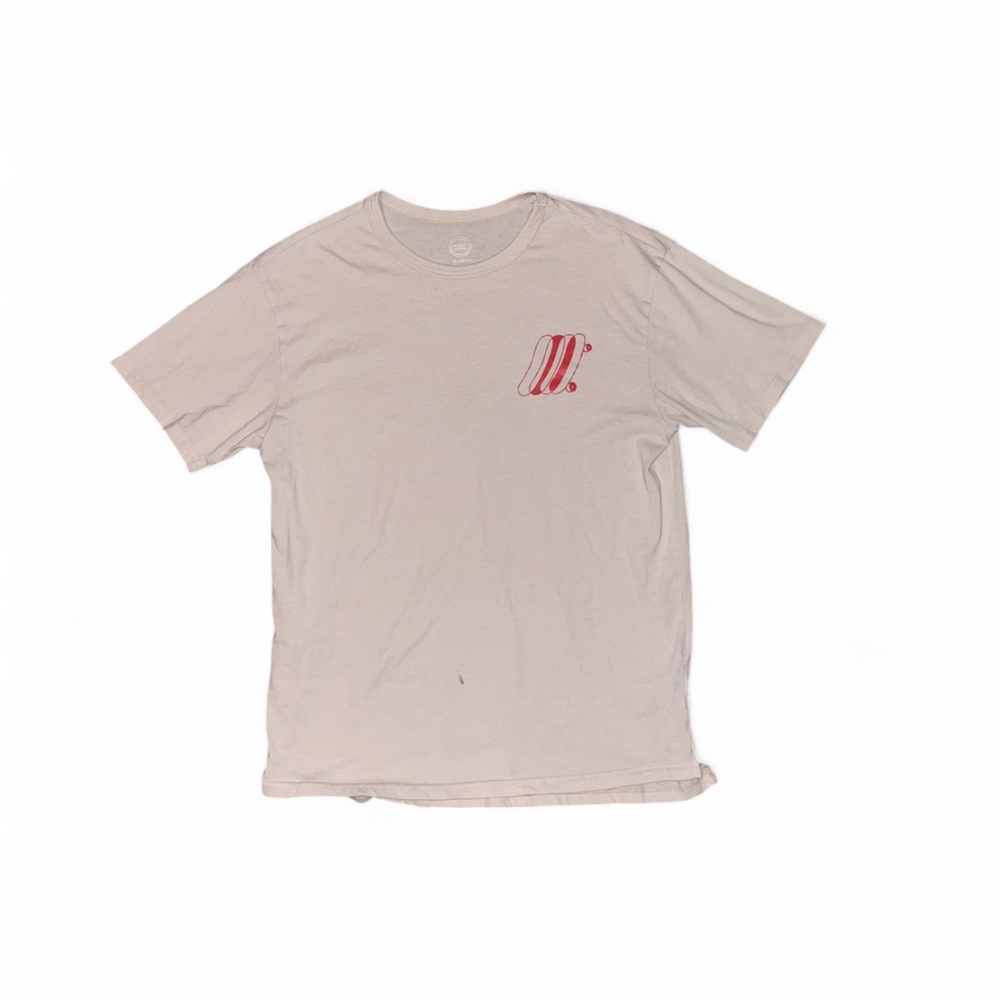 Wonder Nation Cream and Red Short Sleeve Tee